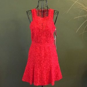 Gorgeous red lace dress by adelynrae